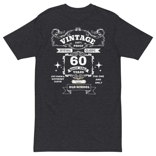 VINTAGE 60 - Men’s premium heavyweight tee