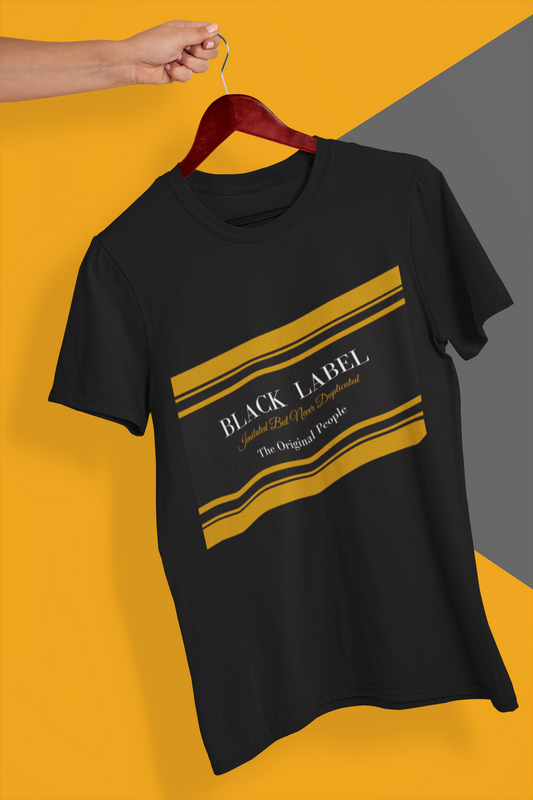 Black Label - Men’s premium heavyweight tee