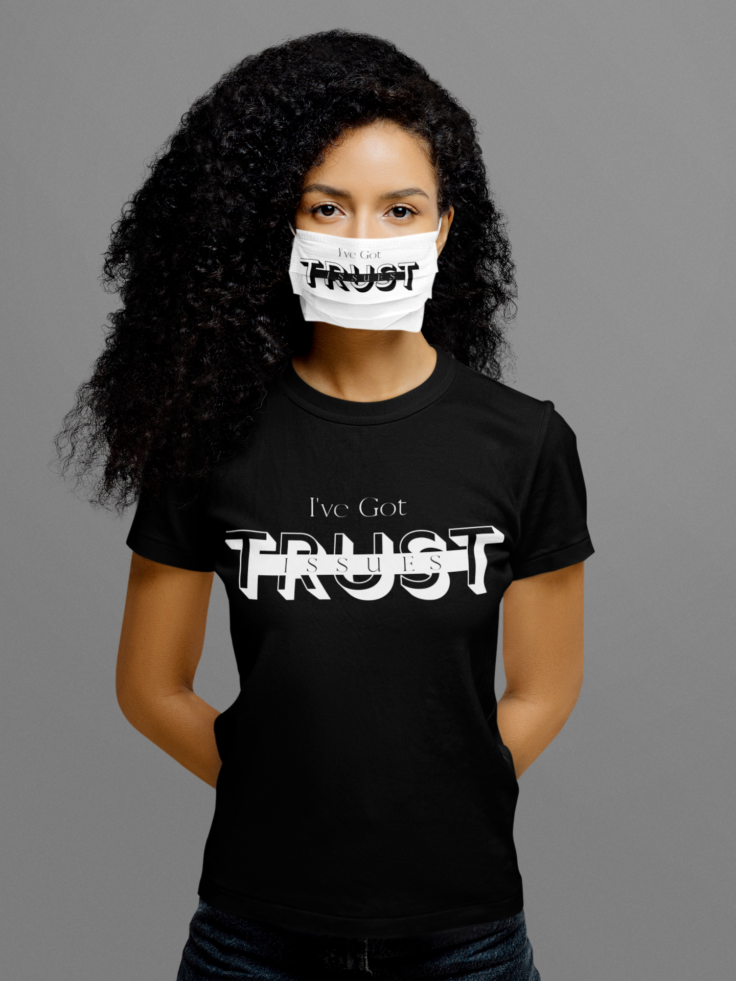I'VE GOT TRUST ISSUES - Short-Sleeve Unisex T-Shirt