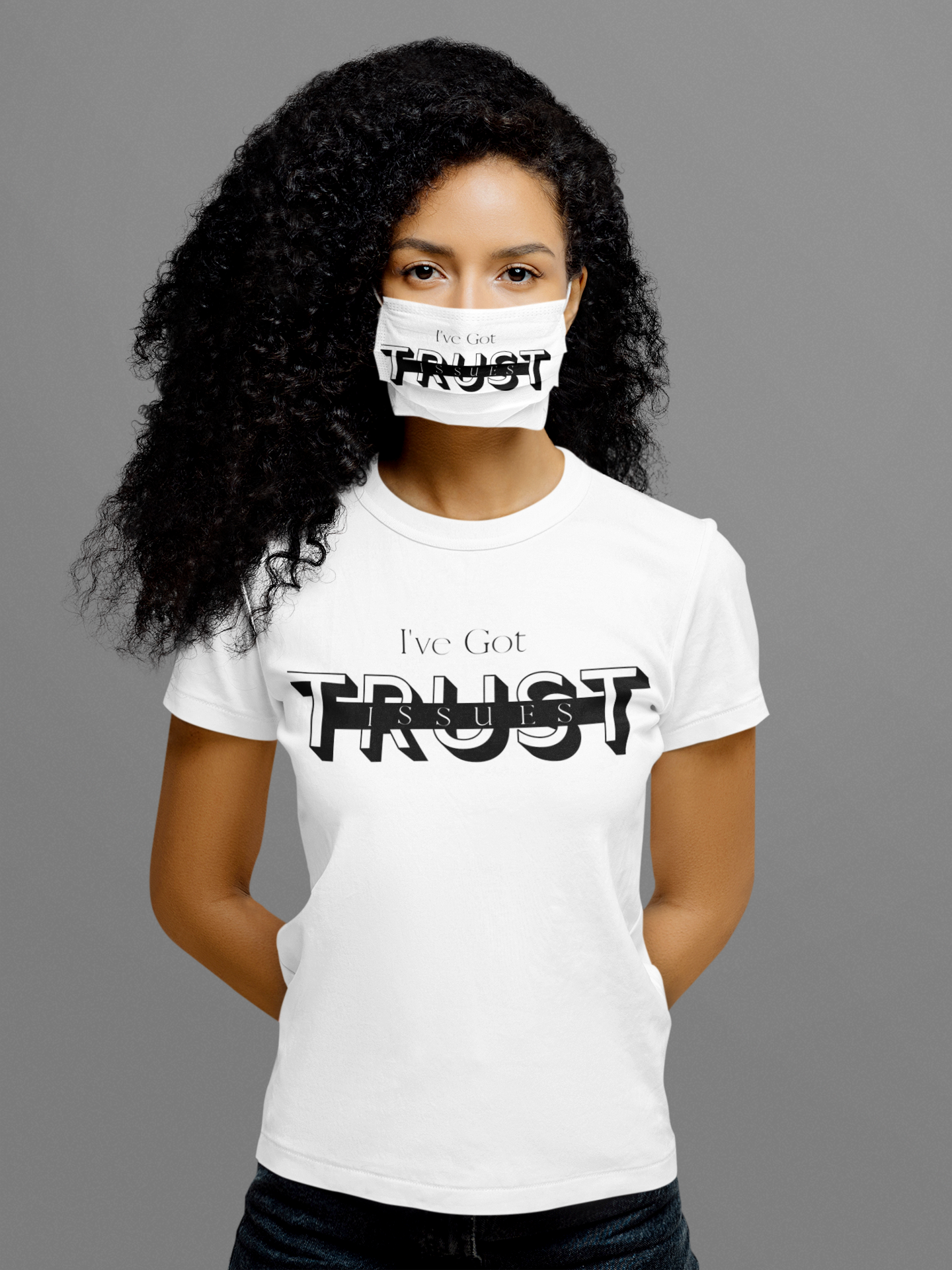 I'VE GOT TRUST ISSUES - Short-Sleeve Unisex T-Shirt