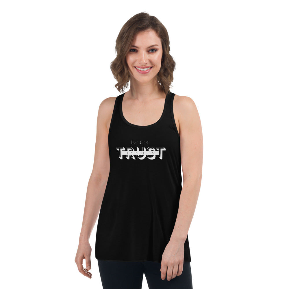 I'VE GOT TRUST ISSUES - Women's Flowy Racerback Tank