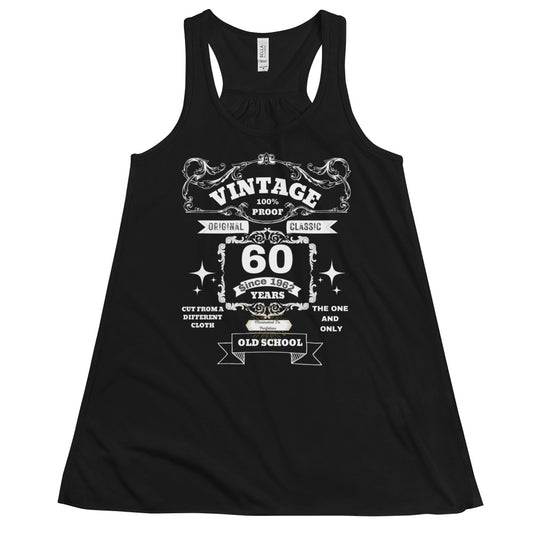 VINTAGE 60 - Women's Flowy Racerback Tank