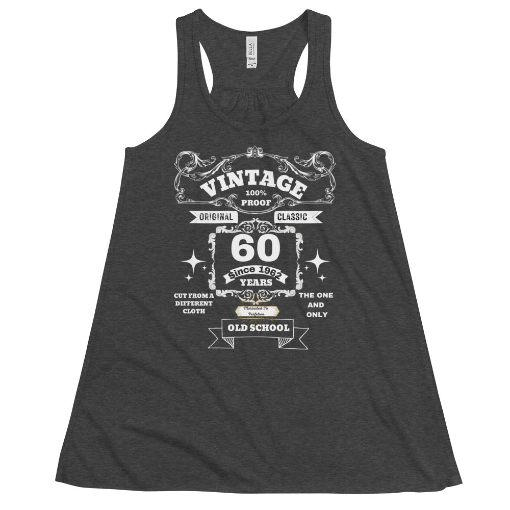 VINTAGE 60 - Women's Flowy Racerback Tank