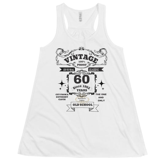 VINTAGE 60 - Women's Flowy Racerback Tank