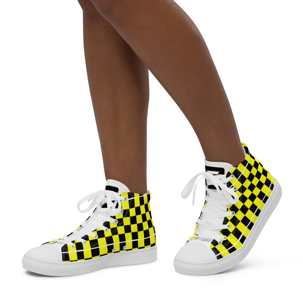 KILLER BEE - Women’s high top canvas shoes