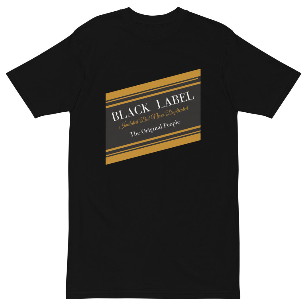 Black Label - Men’s premium heavyweight tee