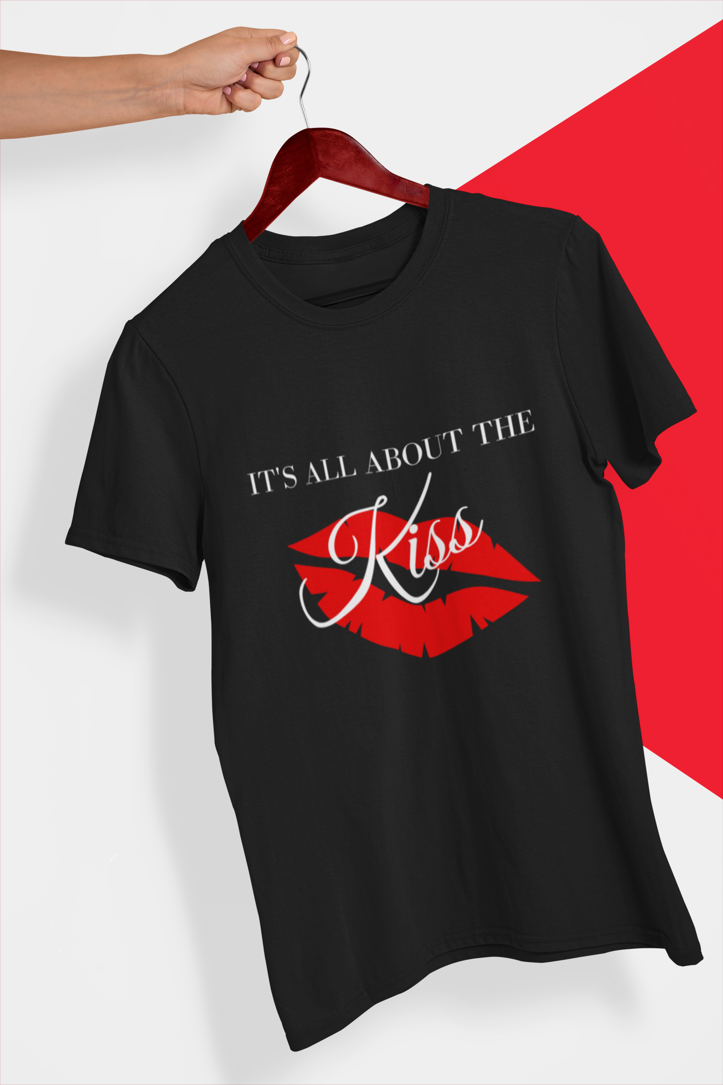 IT'S ALL ABOUT THE KISS - Women's Relaxed T-Shirt