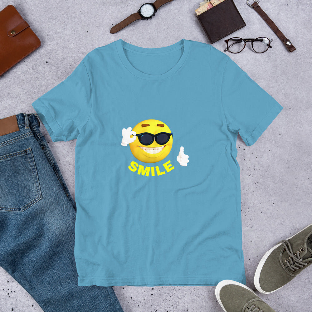 SMILE - Short-Sleeve Unisex T-Shirt