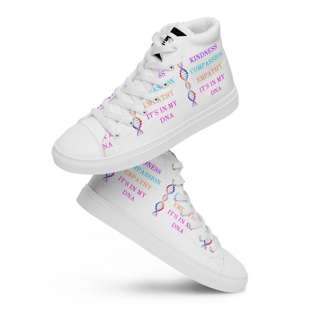 IT'S IN MY DNA - Women’s high top canvas shoes