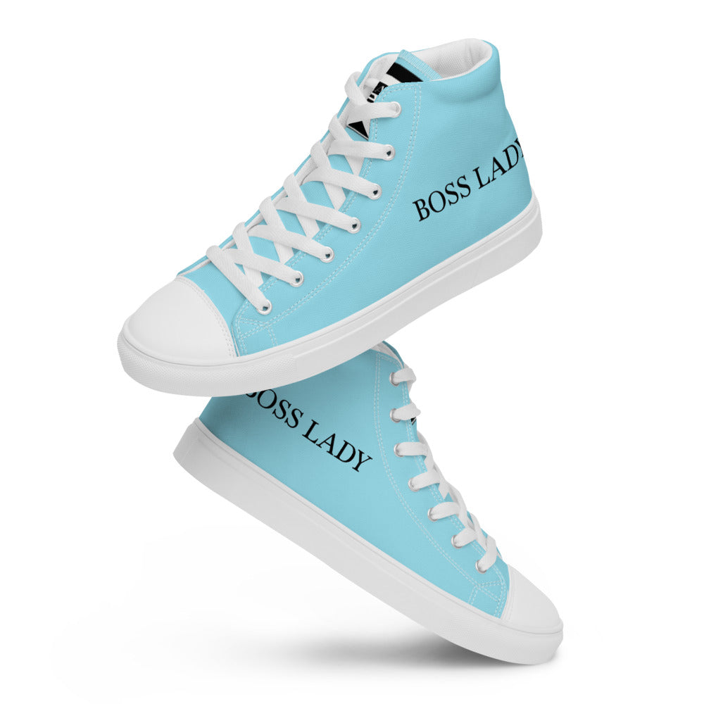 BOSS LADY - Women’s high top canvas shoes