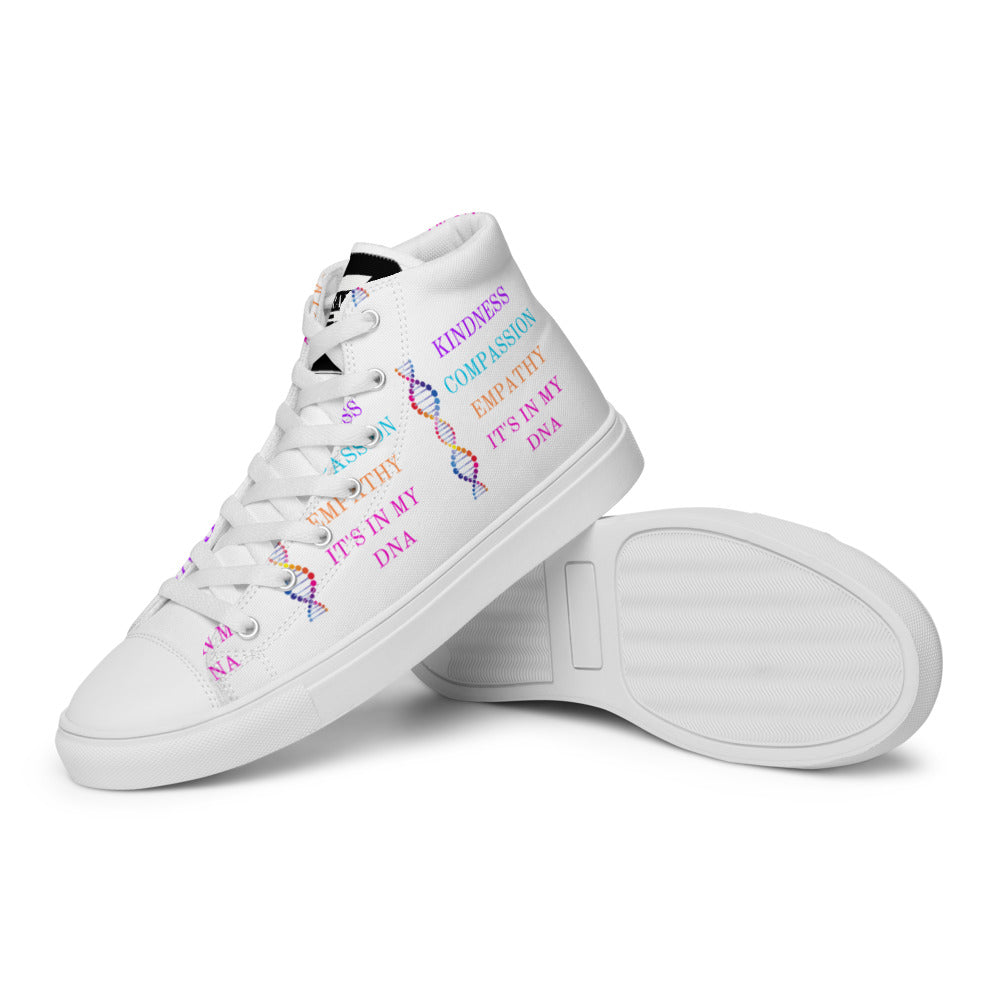 IT'S IN MY DNA - Women’s high top canvas shoes