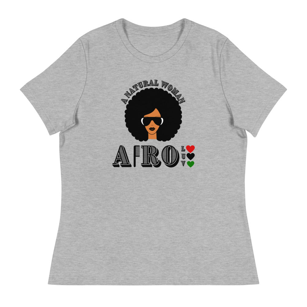 AFRO LUV - Women's Relaxed T-Shirt